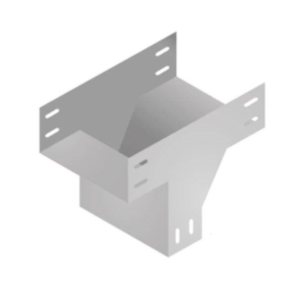 Curva 90G Reta Descida Galvanizada Eletrolítica 100x100 mm