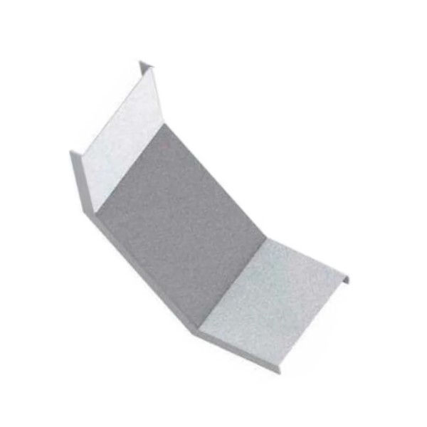 Tampa 90G Encaixe para Curva Vertical Interna Galvanizado Eletrolítico 100x100 mm