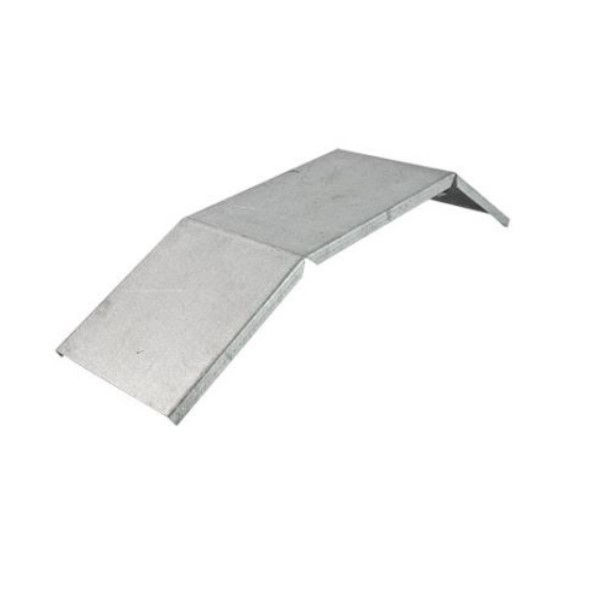 Tampa 90G Encaixe para Curva Vertical Externa Galvanizada Eletrolítica 100x100 mm