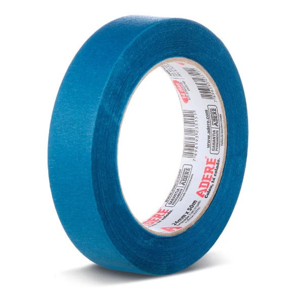 Fita Crepe 24 mmX50 M para Pintura Azul