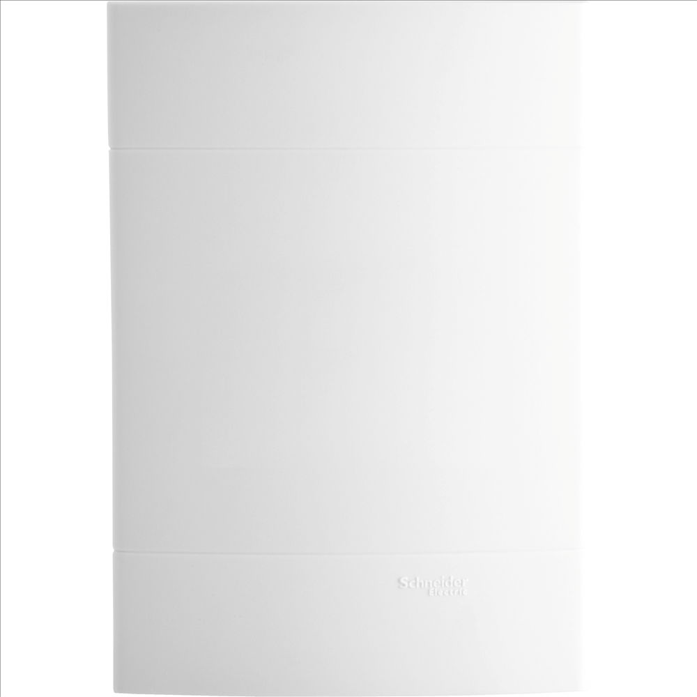 Placa PVC Cega 4x2 Branca Lunare com Suporte