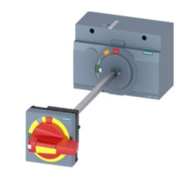 Acionamento Rotativo Emergência Manopla 94 mm para Disjuntor 3VM Cinza IP65