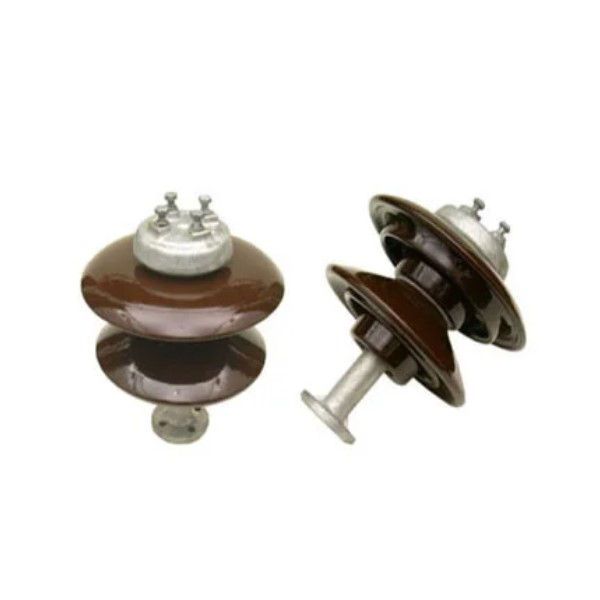 Isolador Pilar Porcelana 36 kV 381x330 mm M20 Marrom