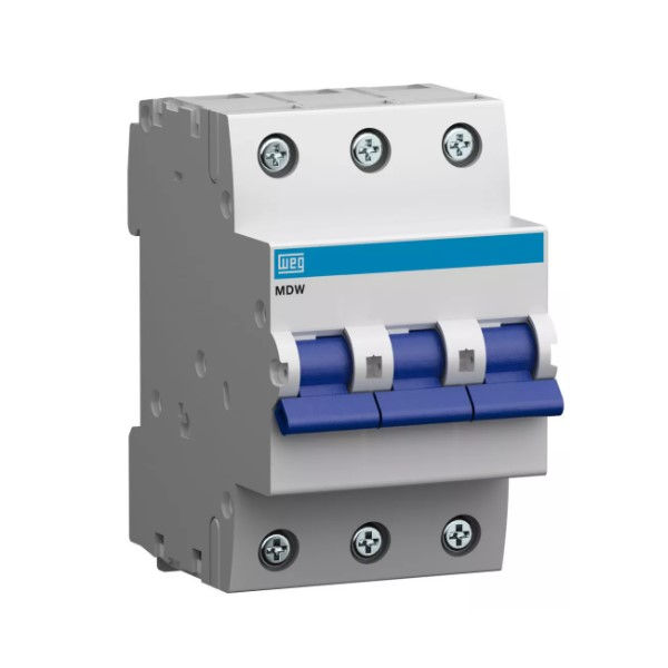 Disjuntor Termomagnético Fixo Tripolar Mdwh C 40A 10 KA/10 KA 220/380VCA DIN
