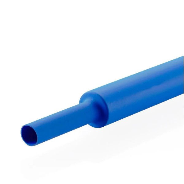 Tubo Termocontrátil Poliolefina 600VCA 2" Azul 25,4-50,8 mm
