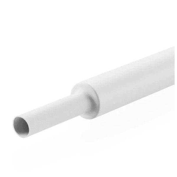 Tubo Termocontrátil Poliolefina 600VCA 2" Branco 25,4-50,8 mm
