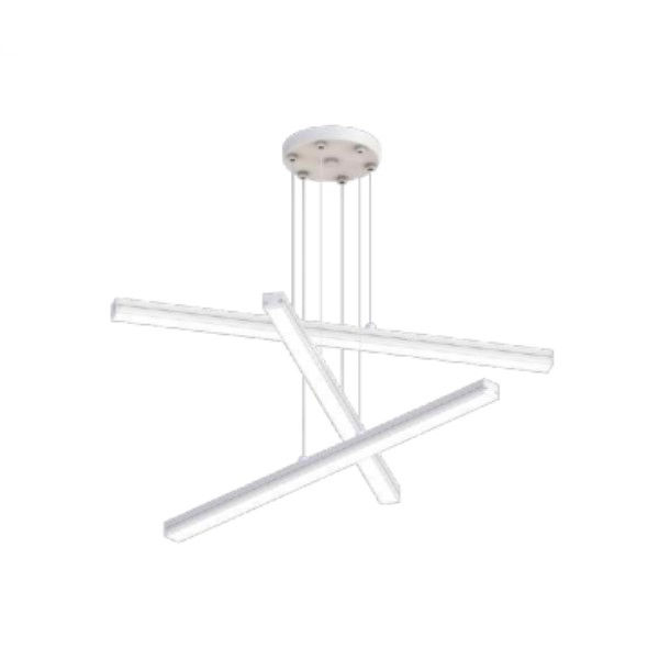 Pendente Led Trio Apex 60W 3000K 5400 lm Autovolt Branco 25.000H