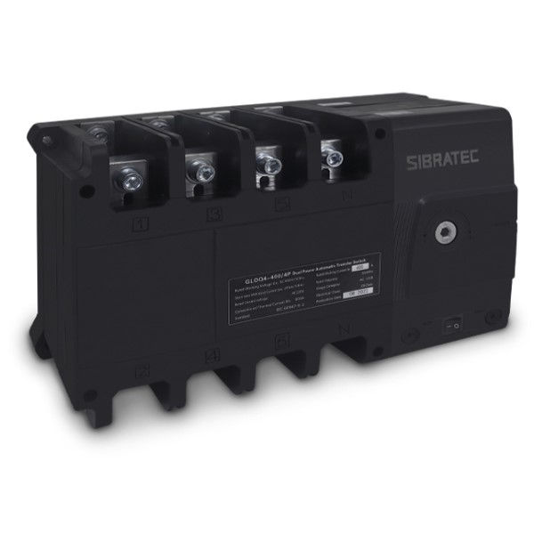 Chave Transferência Rede/Gerador Tetrapolar 400A Automática para Quadro Comando Motorização 220VCA sem Carga