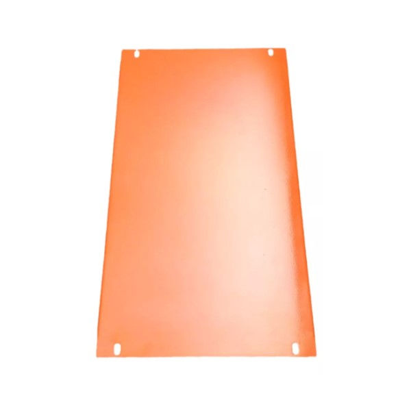 Placa Aço para Montagem Painel 1500x600 mm Laranja
