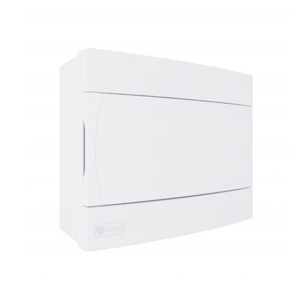 Quadro de Distribuição Quadro de Distribuição PVC Sobrepor 9 Disjuntores DIN sem Barramento sem Geral Branco Porta Opaca Tizo