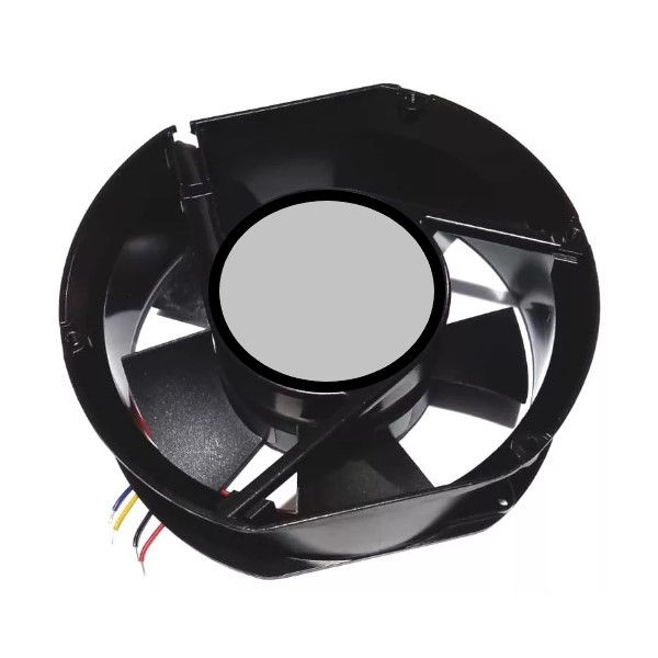 Ventilador Micro Alumínio Quadrado 172x150x51 mm 110-230VCA 35/38W 50/60 Hz 2800 RPM Preto