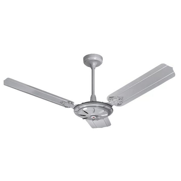 Ventilador Teto Metal/Aço 220VCA 130W 180/460 RPM Cinza com 3PAS