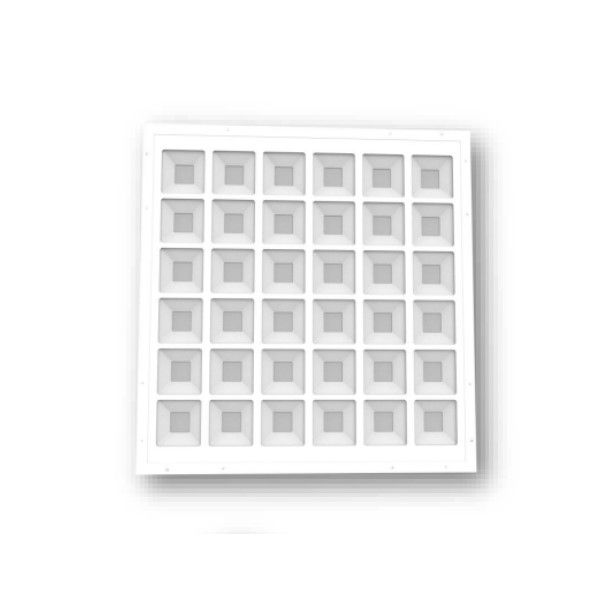 Painel Led Embutir 36W PMF Grid Quadrado 620x620 mm 4320 lm 4000K Bivolt 50.000H sem Presilha