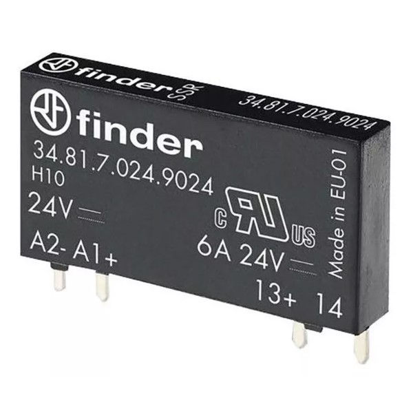 Relé Estado sólido Monofásico 6A 24VCC 1NA 50/60 Hz