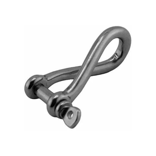 Manilha LT M2 Aço SAE 1045 para Distribuição 12.000 kgF Porca M16 Carbono com Pino M16