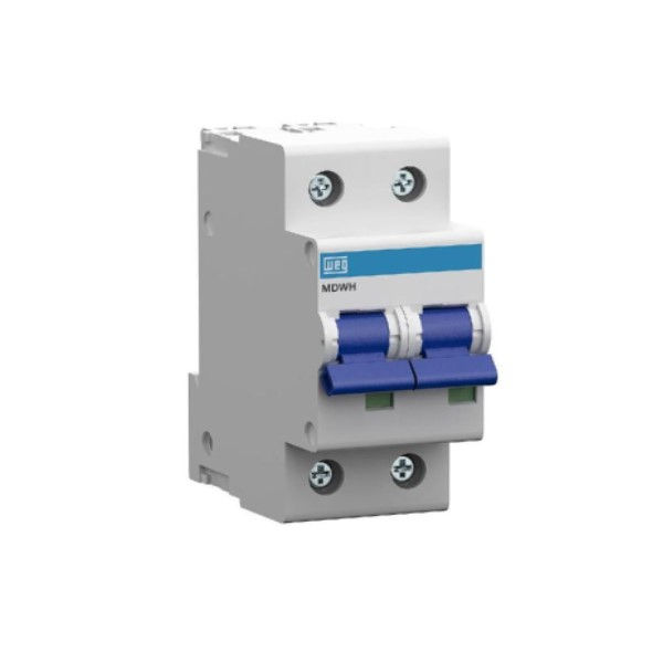 Disjuntor Termomagnético Fixo Bipolar Mdwh C 32A 10 KA/10 KA 220/380VCA DIN