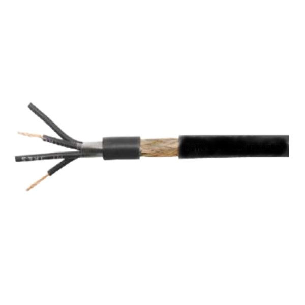 Cabo Cobre Isolado PVC 70G 500V 4x 0,75 mm² Controle sem Blindagem Preto NBR 7289 Classe 5