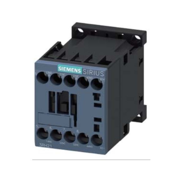 Contator Auxiliar 10A Mini S00 2NA+2NF 12VCC 50/60 Hz 3RH21 22 Conexão Parafuso