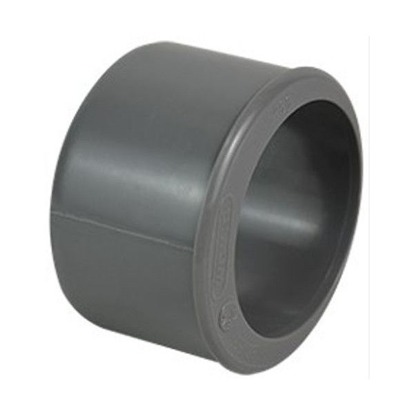 Redução Redução Excêntrica Pluvial 80x40 mm PVC Cinza Quickstream