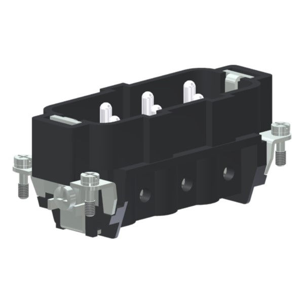 Miolo Macho 6 Polos 35A-400VCA Preto IP64