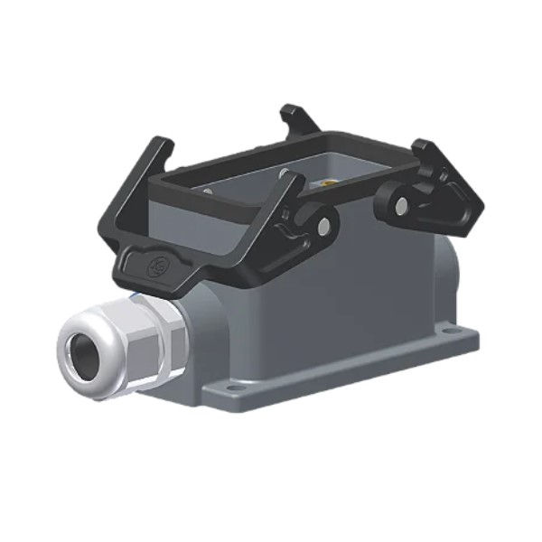 Base Embutir Alta 16 Polos Metálica com 2 Travas sem Mola