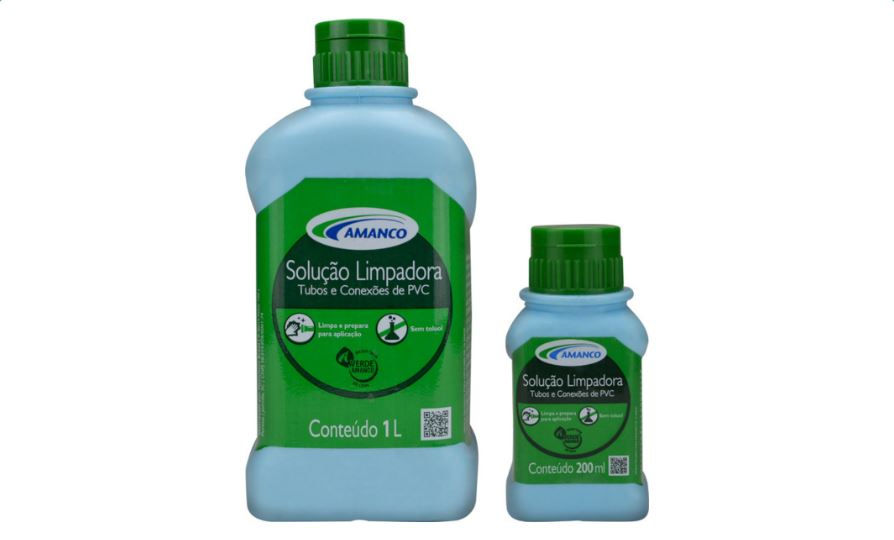 Solução Solução Limpadora Frasco para Tubos e Conexões 200 ML