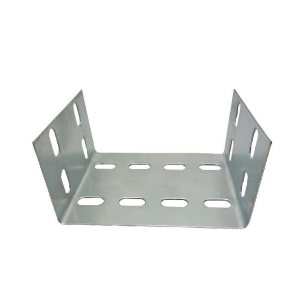Emenda U Perfurada Galvanizada a Fogo Interna 100x100 mm para Eletrocalha Chapa 14
