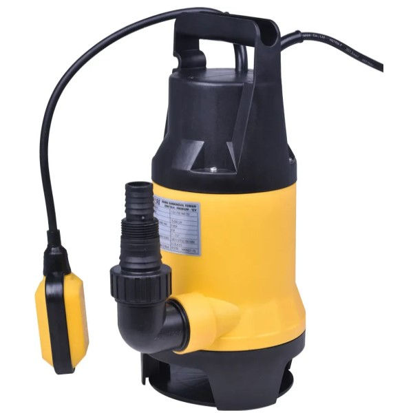 Motobomba Centrífuga Monofásica 1,00 CV 1 HP ZXW750-A 220VCA Submersível Preto/Amarelo 1" - 1.1/2" BSP IP68