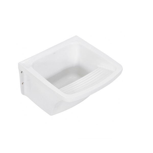 Tanque Cerâmica Lavanda 520x330 mm 24 L Branco sem Furo