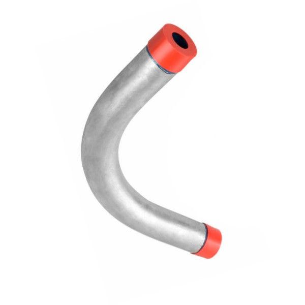 Curva 90G Galvanizada a Fogo para Eletroduto 3" com Rosca BSP NBR 5624