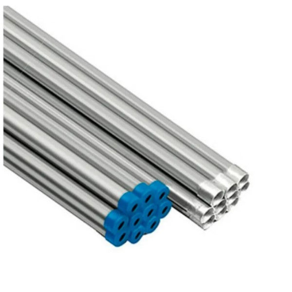 Eletroduto Pesado Galvanizado a Fogo Parede 4,50 mm 5"X3 M com Rosca BSP NBR 5598 com Luva