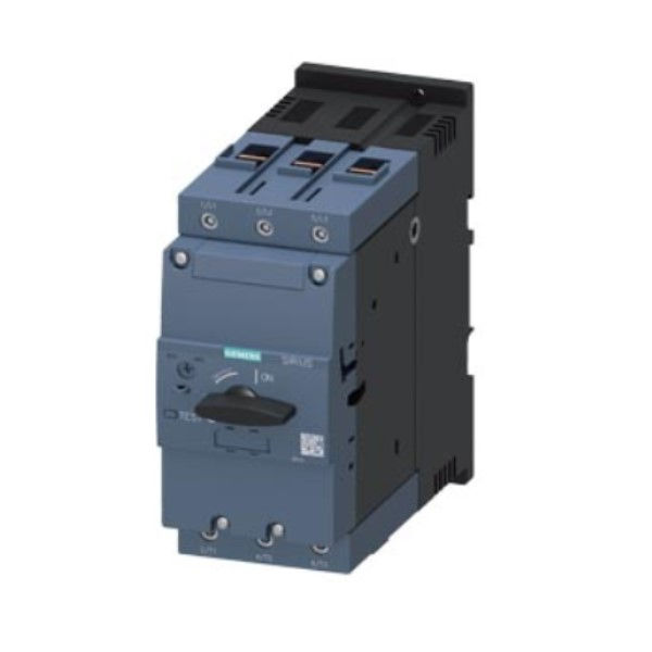 Disjuntor Motor Tripolar 3RV2041 57,00-75,00A Classe 10 com Acionamento Rotativo DIN S3 Conexão para Parafuso
