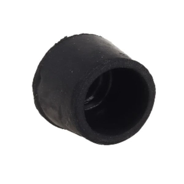 Ponteira Quadrada Borracha Preto 3/4"