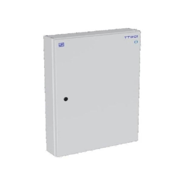 Quadro de Distribuição Metálico Sobrepor 72 Disjuntores DIN com Barramento Branco 750x450x110 mm