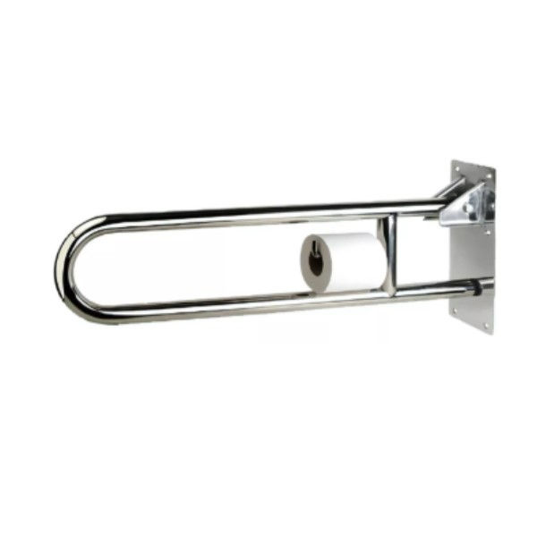 Barra Apoio Rebatível Aço INOX Cromada 800 mm Access