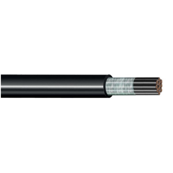 Cabo Cobre Isolado PVC/EB 105G 300V 1 PAR 1,00 mm² sem Blindagem Preto NBR 10300 com Vias Numeradas Fita Poliéster Classe 2
