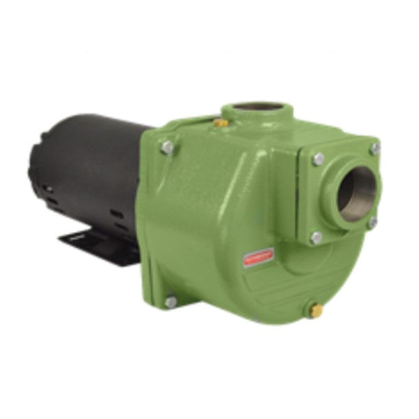 Motobomba Centrífuga Monofásica 2,00 CV BCA-40 127/220VCA Autoaspirante Verde com Capacitor