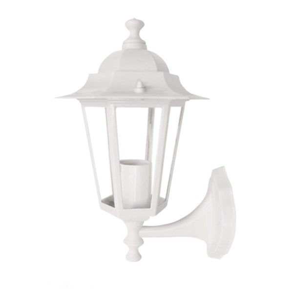 Arandela Sobrepor Colonial 1x60W com Vidro Liso E27 para Lâmpada Branco TLF26