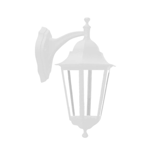 Arandela Sobrepor Colonial 1x60W com Vidro Liso E27 para Lâmpada Branco TLF27