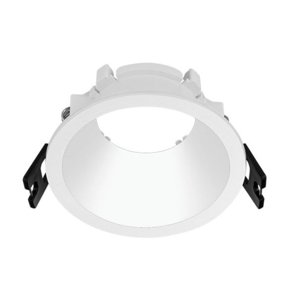 Spot Embutir PVC 9W Recuado para Lâmpada LED MR16 Branco Redondo Girare