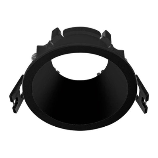 Spot Embutir PVC 9W Recuado para Lâmpada LED MR16 Preto Redondo Girare