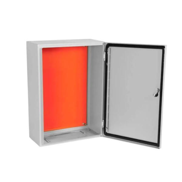 Quadro de Comando Metálico 380x320x220 mm com Flange Cinza IP64