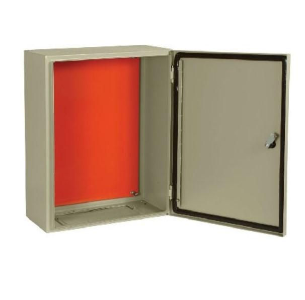 Quadro de Comando Metálico 300x200x200 mm sem Flange Bege IP64