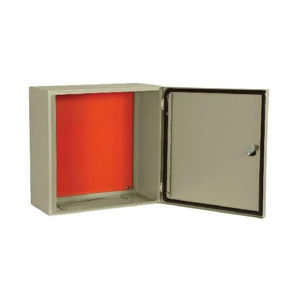 Quadro de Comando Metálico 200x200x120 mm sem Flange Bege IP64