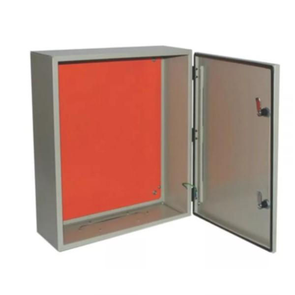 Quadro de Comando Metálico 800x600x300 mm com Flange Cinza IP64