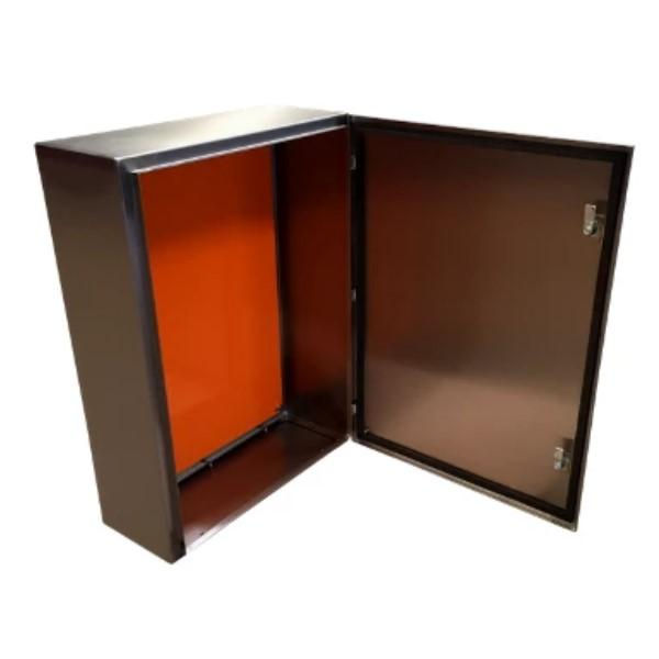 Quadro de Comando Metálico 380x320x170 mm com Flange Cinza IP64