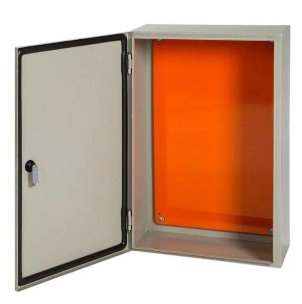 Quadro de Comando Metálico 600x400x200 mm com Flange Bege IP64