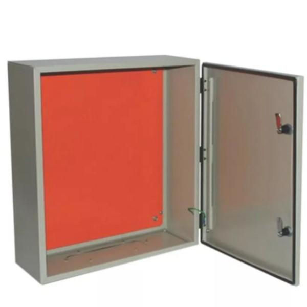 Quadro de Comando Metálico 350x250x140 mm sem Flange Cinza IP64