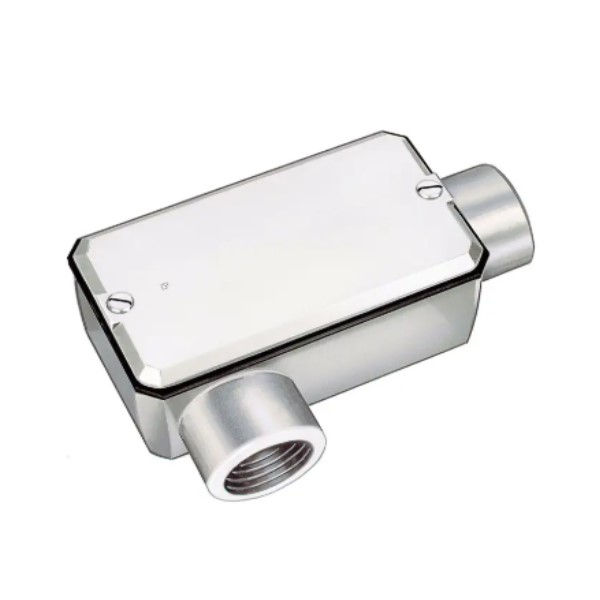 Condulete Alumínio Tipo LL 1.1/4" com Rosca BSP com Tampa Cega com Vedação sem Pintura