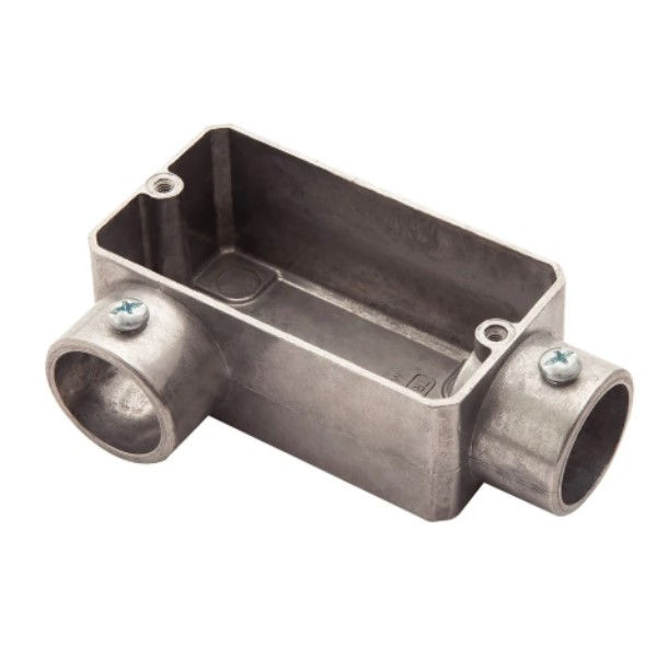 Condulete Alumínio Tipo LR 1/2" sem Rosca sem Tampa sem Vedação sem Pintura IP20